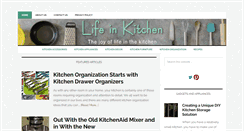 Desktop Screenshot of lifeinkitchen.com